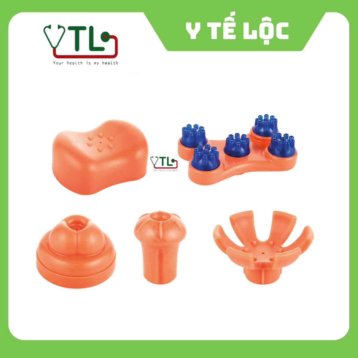 Phụ kiện dành cho máy massage cầm tay Hàn Quốc Mini Squirrel MSV-5552 ( không gồm máy )