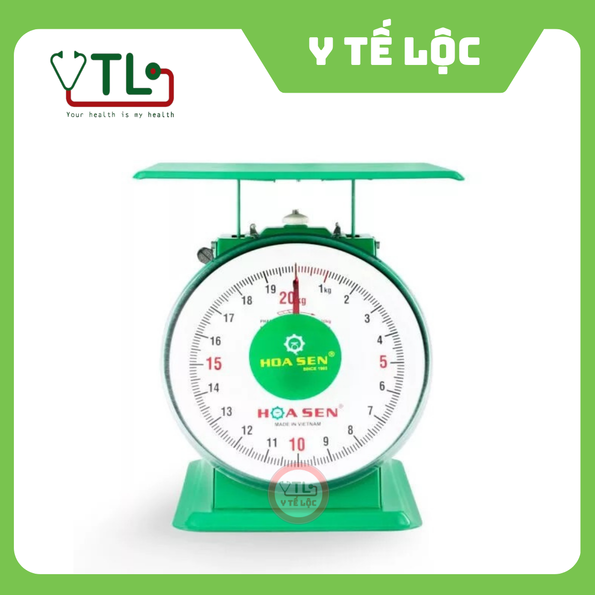 CÂN ĐỒNG HỒ HOA SEN 20KG