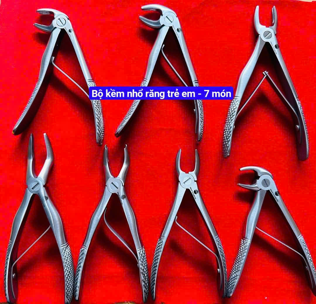Bộ Kìm Nhổ Răng Trẻ Em 7 Món Elite International – Pakistan Chính Hãng