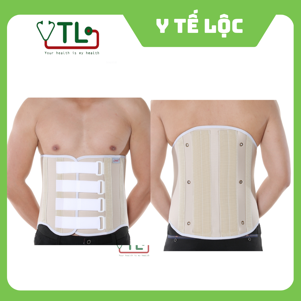Áo Vùng Lưng H1 Orbe – Đai Hỗ Trợ Cố Định Cột Sống Thắt Lưng