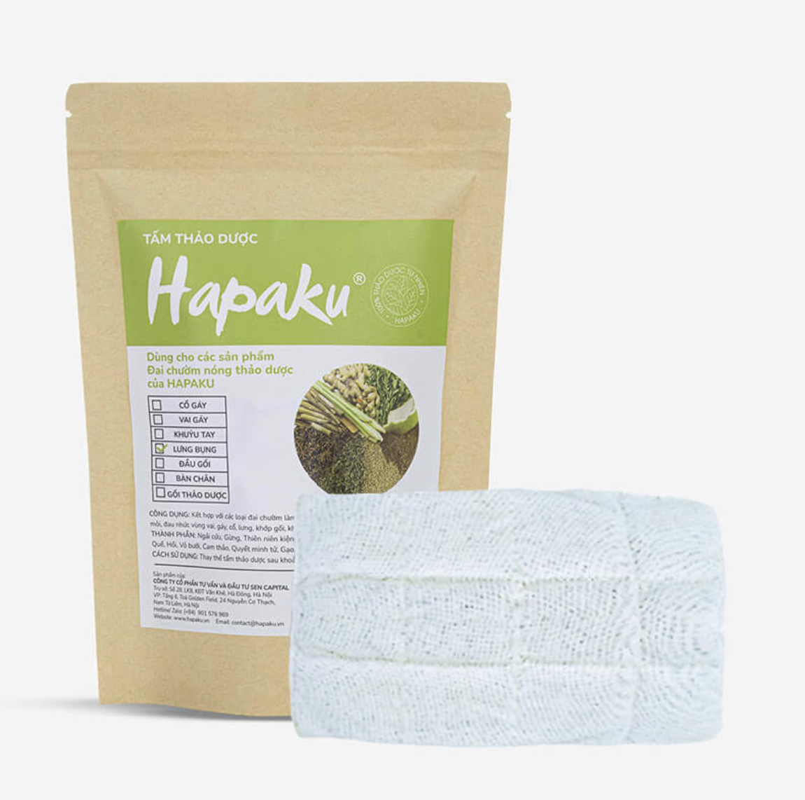 Tấm Thảo Dược Lưng Bụng Hapaku