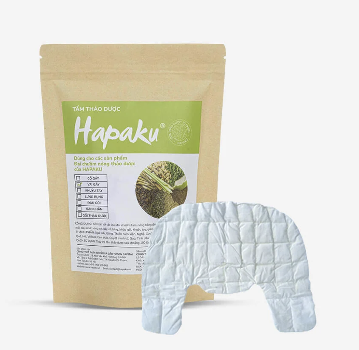 Tấm Thảo Dược Vai Gáy Hapaku