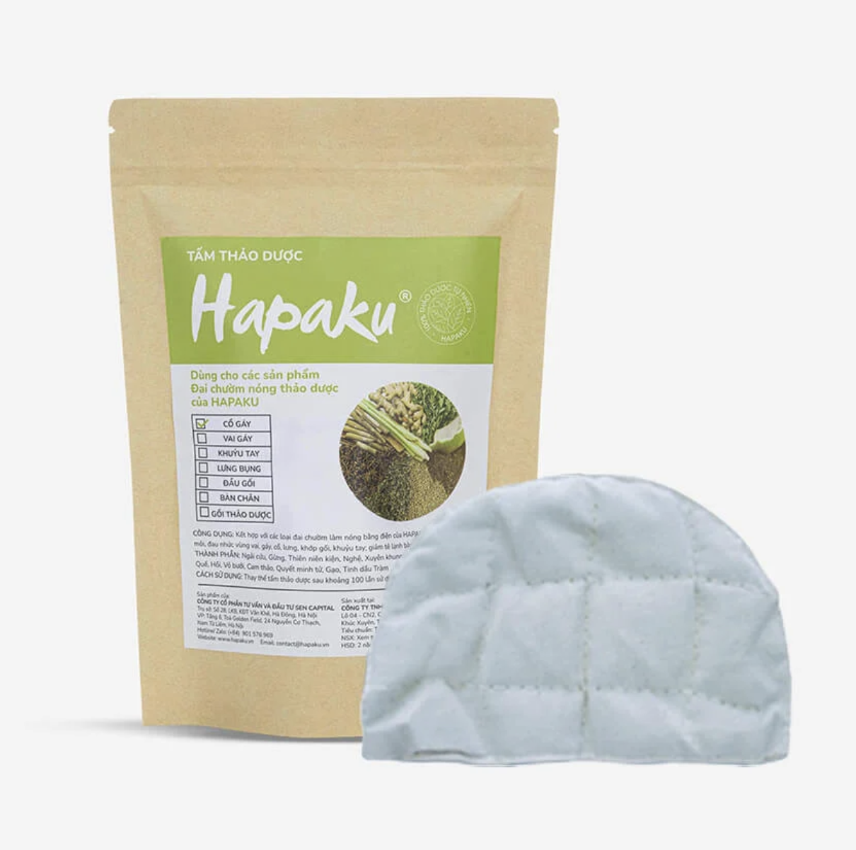 Tấm Thảo Dược Cổ Gáy Hapaku