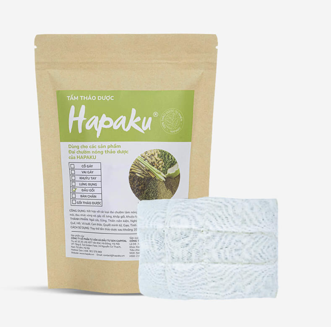 Tấm Thảo Dược Đầu Gối Hapaku