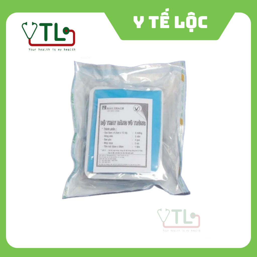 BỘ THAY BĂNG VÔ TRÙNG BẢO THẠCH 5 MÓN