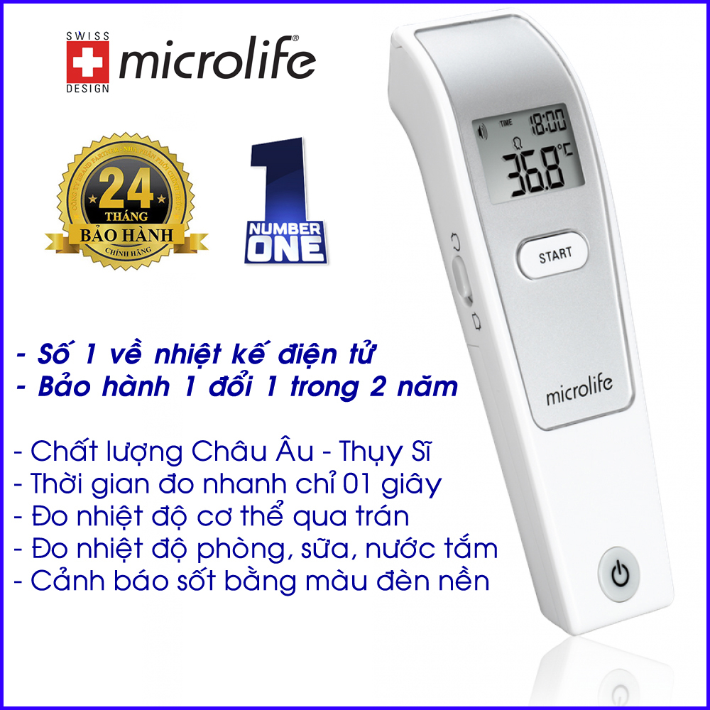 Hướng dẫn sử dụng nhiệt kế Microlife FR1MF1 chi tiết và đúng cách