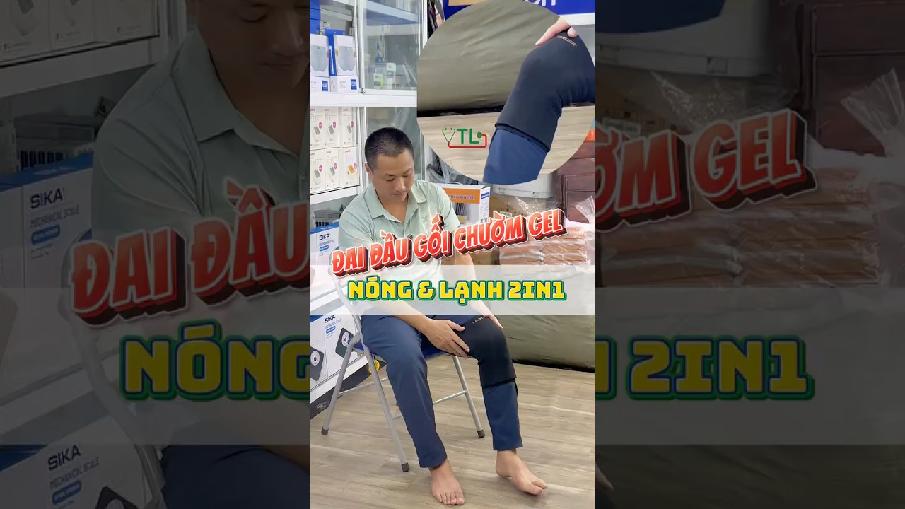 🧊🔥 Giảm sưng – tan đau chỉ với Đai đầu gối chườm gel nóng và lạnh từ YTELOC! 🦵